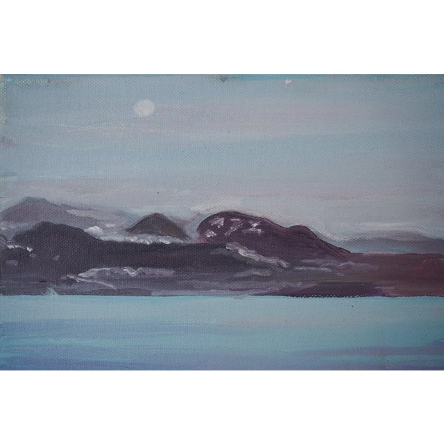 Plein air painting (painted on location) of early sunset. Las palmas de gran canaria artist name: jackson approx date:...