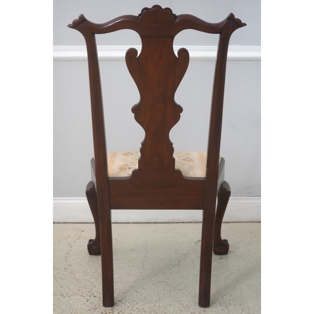 Henkel Harris Pair of Henkel Harris Mahogany Dining Chairs For Sale - Image 4 of 18