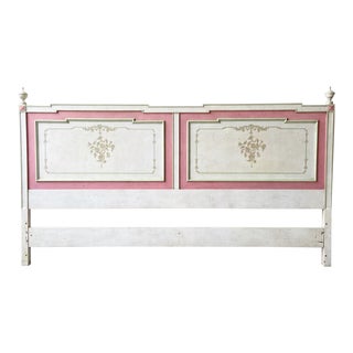 Vintage Mid Century King Size Headboard by John Widdicomb Furniture For Sale