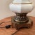 Vintage Stiffel Solid Brass & Bronze Ceramic Porcelain Lamp With Base For Sale - Image 9 of 13