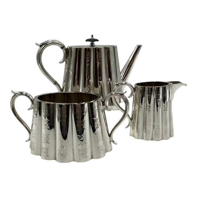 Mid-20th Century Grosvenor Three-Piece Tea Service by Mytton Rodd - Set of 3 For Sale