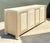 Vintage Washed Pencil Reed Credenza With Travertine Top For Sale - Image 12 of 12