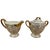 Vintage Homer Laughlin Eggshell Georgian Tea Set, 22-Karat Gold Gilt For Sale - Image 9 of 13