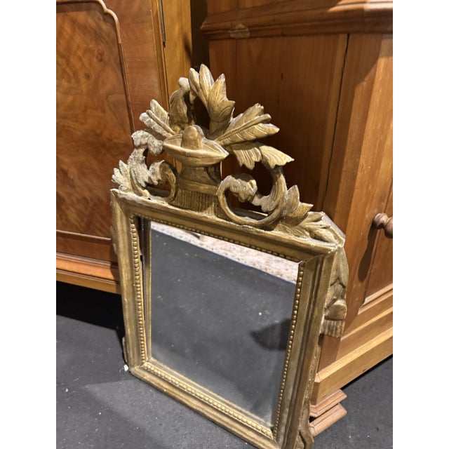 Antique Louis XVI Wooden Mirror, in Very Good conditions. Designed before 1890