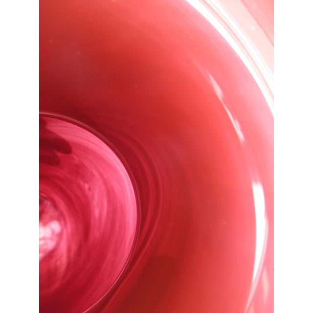 Barovier & Toso Red Vase Late 80s For Sale In New York - Image 6 of 6