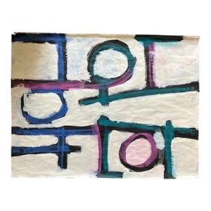 Contemporary Original Wayne Cunningham Abstract Painting