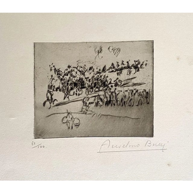 Anselmo Bucci, Militant, 1917, Etching For Sale - Image 3 of 3