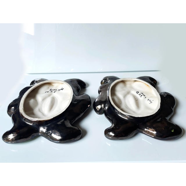 French Country French Mid-Century Vallauris Oyster Plates For Sale - Image 3 of 6