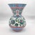White Handmade Ceramic “Kandil” Vase (30cm) – Classic Ottoman Form – Polychrome Red & Green Floral Art For Sale - Image 8 of 9