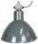 Industrial Grey Aluminium Pendant Lamp from Polam Wilkasy, 1960s For Sale