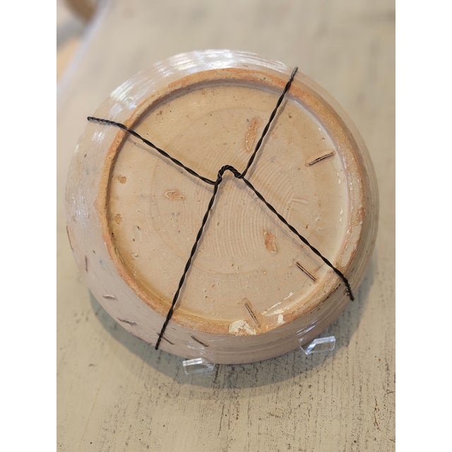 Mid 19th Century Spanish Ceramic Fajalauza Bowl From Granada For Sale - Image 4 of 7