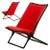 Mid-Century Modern Ward Bennett for Brickel Black Ash Scissor Lounge Chair, Red Wool Bouclé, 1984 For Sale - Image 3 of 5