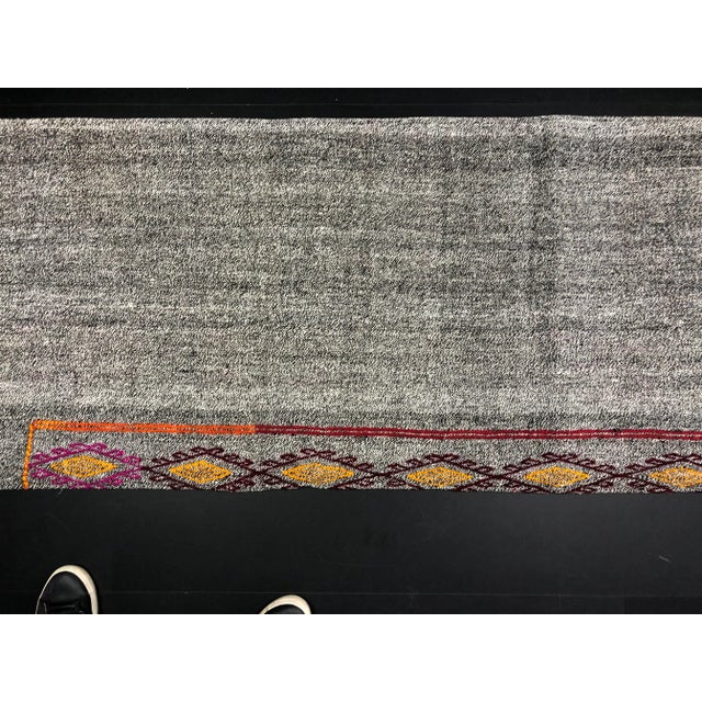 Vintage Turkish Handwoven Aztec Corridor Kilim Rug - 2′3″ × 7′3″ For Sale - Image 9 of 11