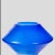 Satin blue and clear blown glass table lamp 1960’s. Designed by Cenedese Italy. Stamped This piece has an attribution...