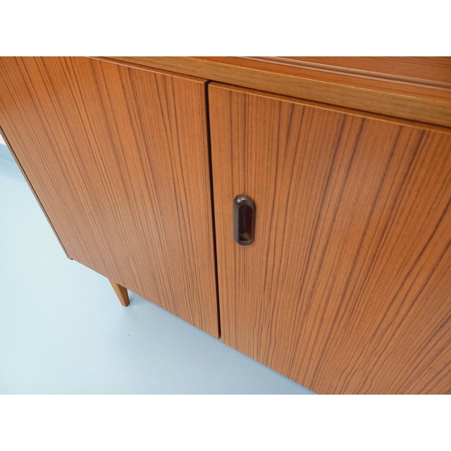 Vintage Scandinavian Style Storage Bookcase in Melamine and Teak, 1960s For Sale - Image 3 of 16