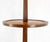 Rosewood & Burl Wood Tripod Base Side Table Regency Style Floor Lamp For Sale - Image 10 of 12