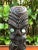 Vintage Midcentury South Pacific Māori Tiki Figure from New Zealand. Intricately hand carved in rich dark wood with...