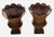 Pair Woven Rattan/Wicker Urns With Bows For Sale In Houston - Image 6 of 14
