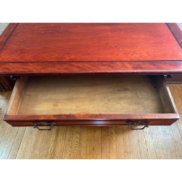 Early 20th Century Early 20th Century Victorian Ball and Stick Dry Bar Table For Sale - Image 5 of 14