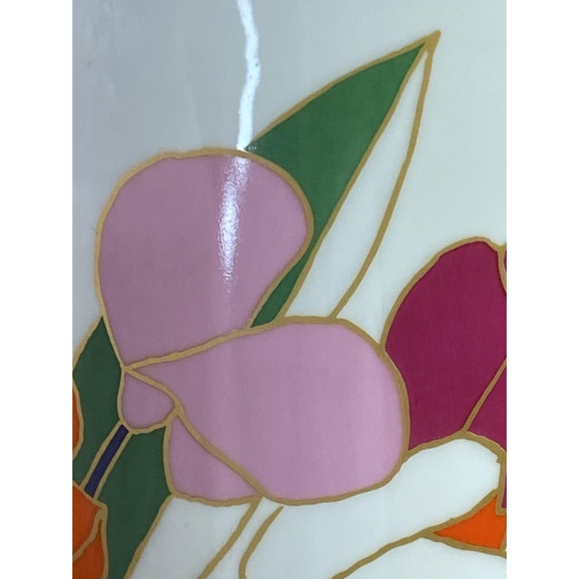 Porcelain Vase with Floral Decoration by Wolf Bauer for Rosenthal, 1970s For Sale - Image 6 of 15