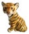 Vintage Plaster Tiger Decorative Statue For Sale
