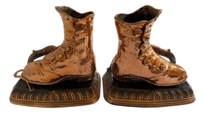 Late 20th Century Boot Bookends- Set of 2