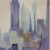 Dreamy Watercolor Cityscape For Sale - Image 4 of 5