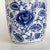 Vintage Blue & White Chinoiserie Lidded Ginger Jar Floral Chinese Guan-Style Porcelain For Sale - Image 4 of 11
