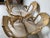 Wood Vintage Boho Chic Coastal Rattan & Leather-Wrapped Dining Chairs – Set of 4 For Sale - Image 7 of 12