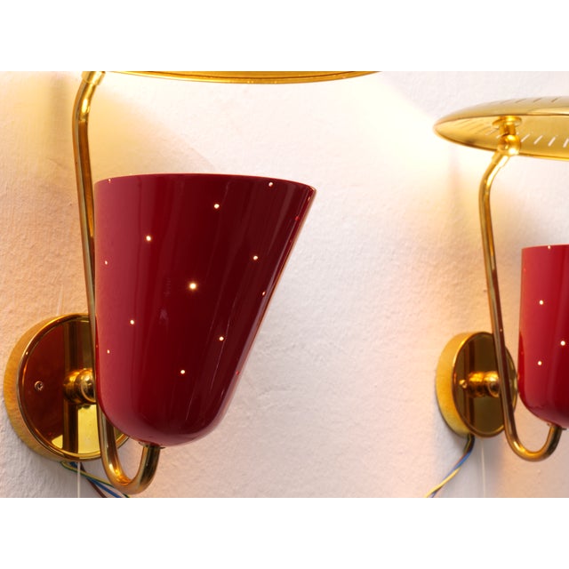 Wall Lamps from B.A.G. Turgi, 1950s, Set of 2 For Sale - Image 9 of 13