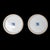 Chinese Vintage Chinese Blue & White Porcelain Pair of Floral Cherry Blossom-Plum Vases For Sale - Image 3 of 3