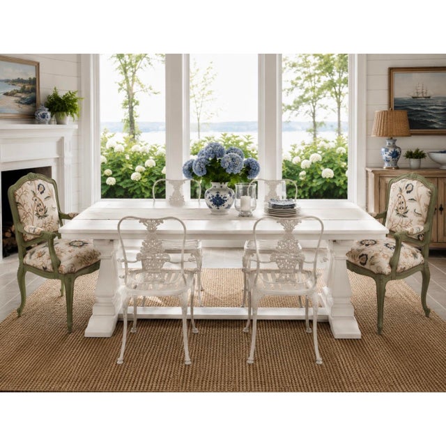 Russell Woodard Set of 4, American Made Patio Garden Chairs For Sale - Image 9 of 13