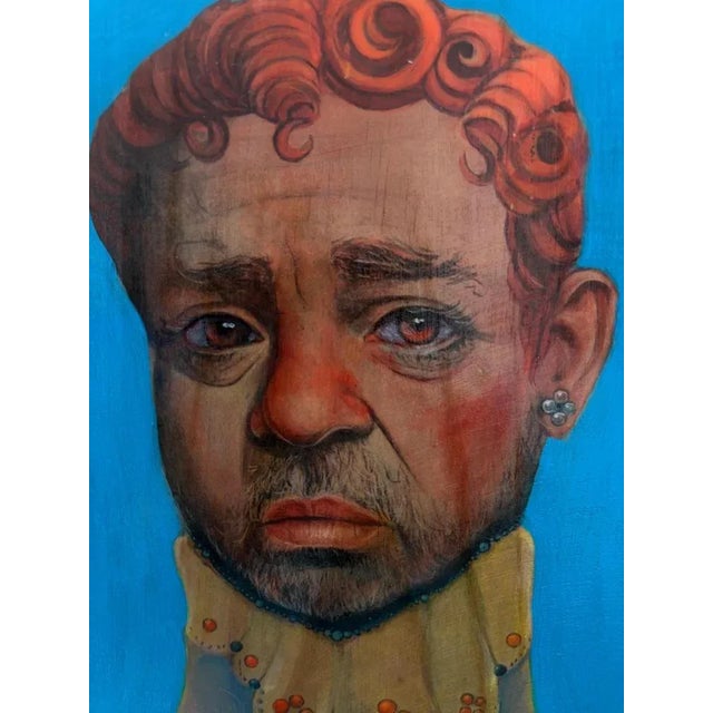 Natasha Lelenco, Mr. Bucles, 2021, Mixed Media For Sale - Image 7 of 13