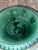 Vintage Hull Usa Pottery Green Drip Glaze Pedestal Bowl Urn Planter For Sale - Image 9 of 9