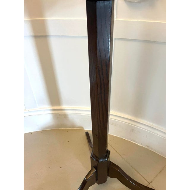 Early 18th Century George Burr Oak Candle, 1720s For Sale - Image 5 of 8