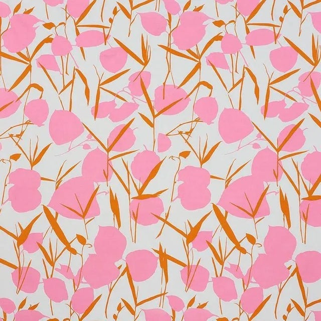 Sample - Schumacher Joan Fabric in Pink For Sale