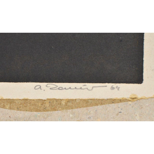 Albert Goltjakov, Breakfast, 1964, Screenprint For Sale - Image 4 of 6