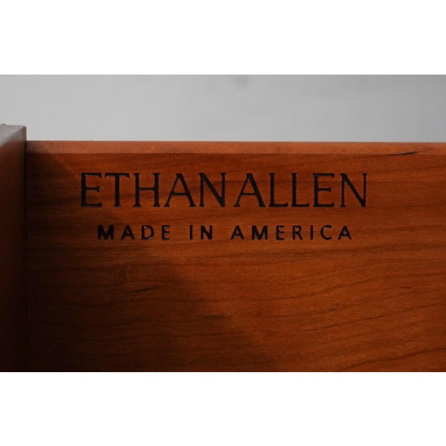 Ethan Allen Georgian Court Cherry Tv Entertainment Cabinet For Sale - Image 16 of 18