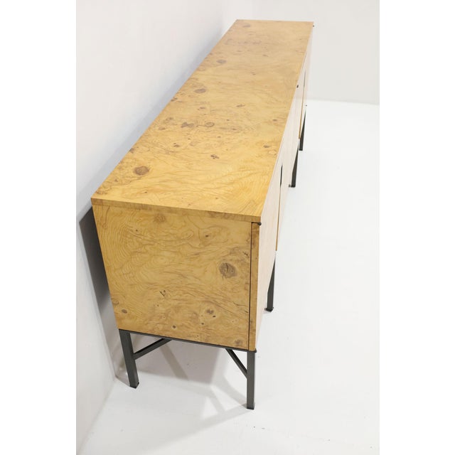 Brown Roger Sprunger for Dunbar Burled Olivewood Sideboard or Credenza For Sale - Image 8 of 10