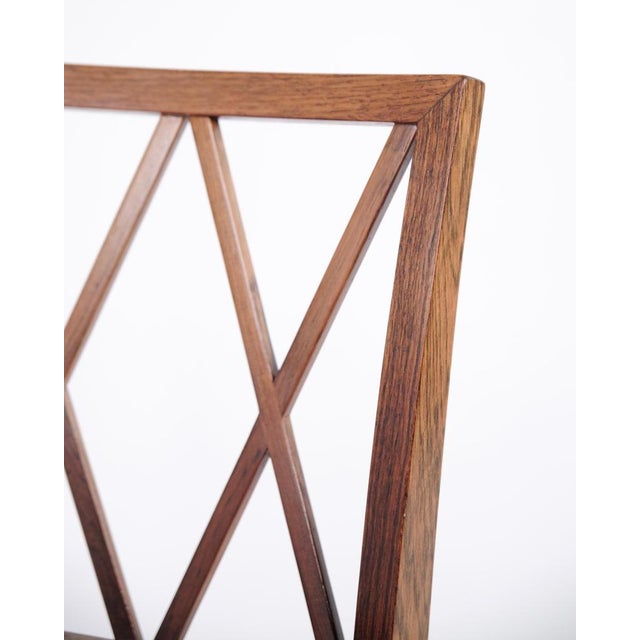 Vintage Dining Chairs in Rosewood by Ole Wanscher, 1950s, Set of 8 For Sale - Image 9 of 12