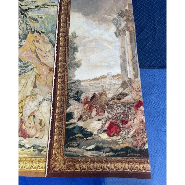 Goldenrod Alexander the Great Tapestry For Sale - Image 8 of 9