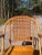 Mid 20th Century Mid Century Boho Rattan Swivel Arm Chairs - a Pair For Sale - Image 5 of 13