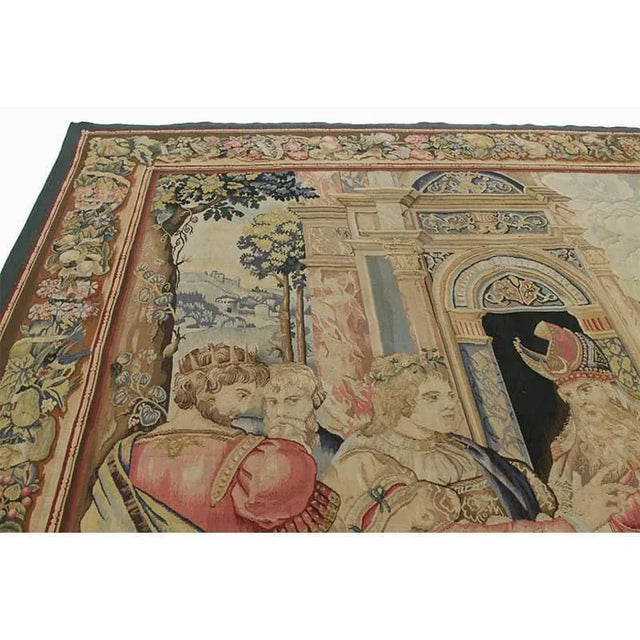 Metal 1990s The Wedding of Cephalus and Procris 16th Century Tapestry Recreation For Sale - Image 7 of 10