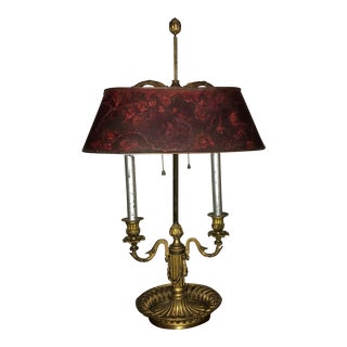 Vintage French Buillotte Lamp For Sale
