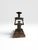 Metal Vintage Bronze Finish Monkey Candlestick on Marble Base – Hollywood Regency Style For Sale - Image 7 of 8