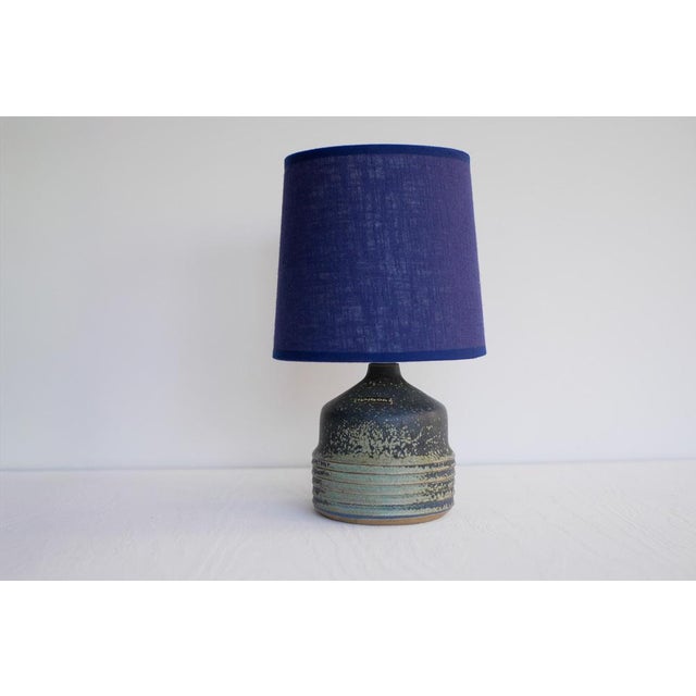 Mid-Century Modern Swedish Pottery Table Lamp by Rolf Palm for Hoganas Keramik, 1960s For Sale - Image 12 of 12