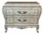 Karges French Provincial Hand Painted Venetian Bombe Commode Nightstand Chest For Sale