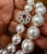 Contemporary 11.5-15 mm White South Sea Round Pearl Necklace Diamond Ruby Clasp, Vintage PT For Sale - Image 3 of 18