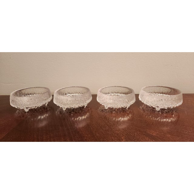 Vintage Iittala Ultima Thule 3 Toed Round Dessert Fruit Bowls, Finland- Set of 4 For Sale - Image 12 of 12