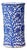 Vintage Blue and White Ceramic Umbrella Stand For Sale